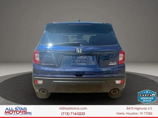 Obsidian Blue Pearl 2021 Honda Passport AWD Elite