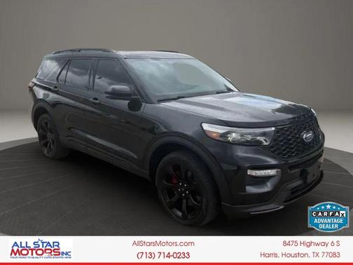 Agate Black Metallic 2020 Ford Explorer ST