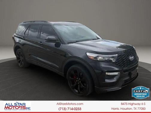 Agate Black Metallic 2020 Ford Explorer ST