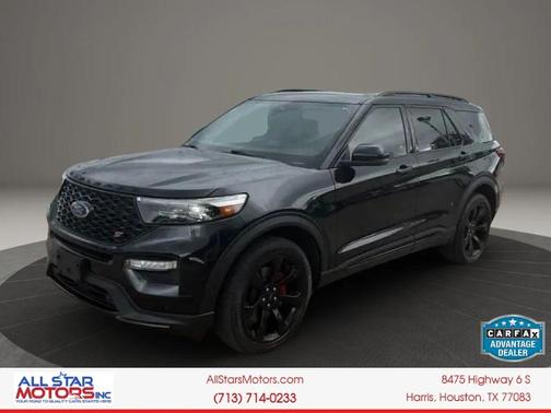 Agate Black Metallic 2020 Ford Explorer ST