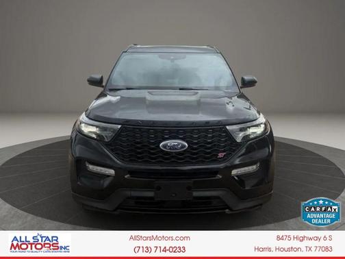 Agate Black Metallic 2020 Ford Explorer ST
