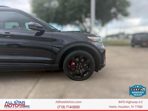Agate Black Metallic 2020 Ford Explorer ST