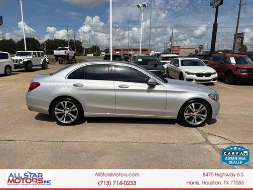 Silver 2017 Mercedes-Benz C-Class C 300 Sedan 4D