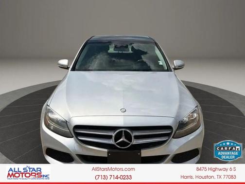 Silver 2017 Mercedes-Benz C-Class C 300 Sedan 4D