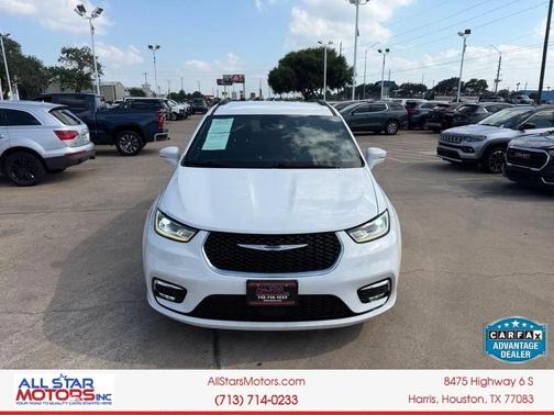 Bright White Clearcoat 2022 Chrysler Pacifica Touring