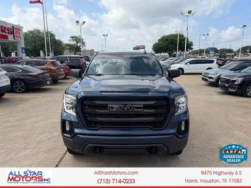 Pacific Blue Metallic 2021 GMC Sierra 1500 Elevation