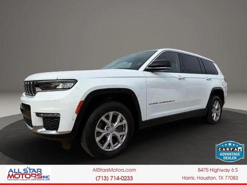Bright White Clearcoat 2022 Jeep Grand Cherokee L Limited