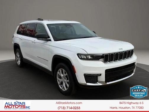 Bright White Clearcoat 2022 Jeep Grand Cherokee L Limited