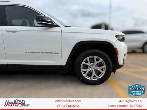 Bright White Clearcoat 2022 Jeep Grand Cherokee L Limited