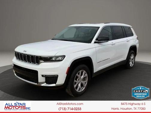Bright White Clearcoat 2022 Jeep Grand Cherokee L Limited
