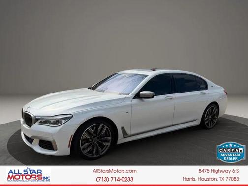 White 2018 BMW M760 xDrive
