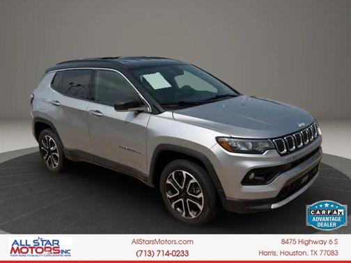 Silver Zynith Metallic Clearcoat 2024 Jeep Compass Limited