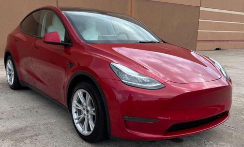 Red Multi-Coat 2021 Tesla Model Y Long Range Dual Motor All-Wheel Drive