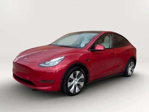 Red Multi-Coat 2021 Tesla Model Y Long Range Dual Motor All-Wheel Drive