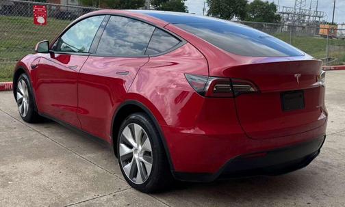 Red Multi-Coat 2021 Tesla Model Y Long Range Dual Motor All-Wheel Drive