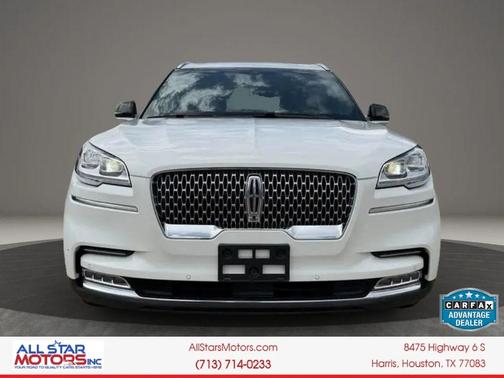 Pristine White Metallic Tri-Coat 2020 Lincoln Aviator Reserve AWD