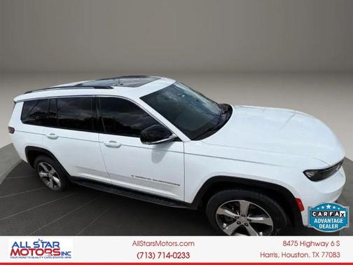 Bright White Clearcoat 2022 Jeep Grand Cherokee L Limited