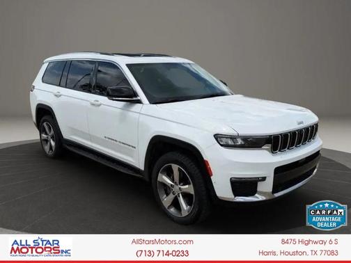 Bright White Clearcoat 2022 Jeep Grand Cherokee L Limited