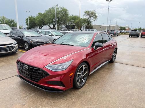Ultimate Red 2023 Hyundai SONATA SEL Plus