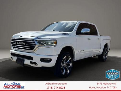 Bright White Clearcoat 2020 RAM 1500 Longhorn