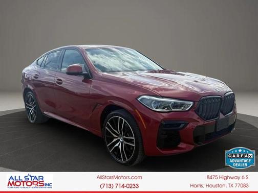 Flamenco Red Metallic 2022 BMW X6 xDrive40i