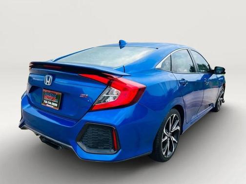 Aegean Blue Metallic 2017 Honda Civic Si