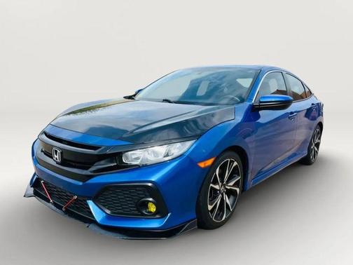 Aegean Blue Metallic 2017 Honda Civic Si