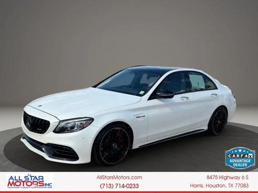 White 2021 Mercedes-Benz AMG C 63 S