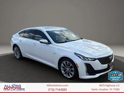White 2020 Cadillac CT5 Premium Luxury RWD