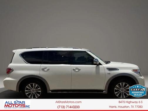 Pearl White 2018 Nissan Armada SL