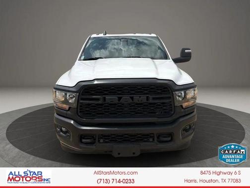 Bright White Clearcoat 2023 RAM 3500 Tradesman Crew Cab 4x4 8' Box