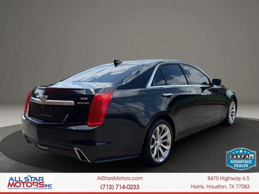Black 2017 Cadillac CTS 3.6L Luxury