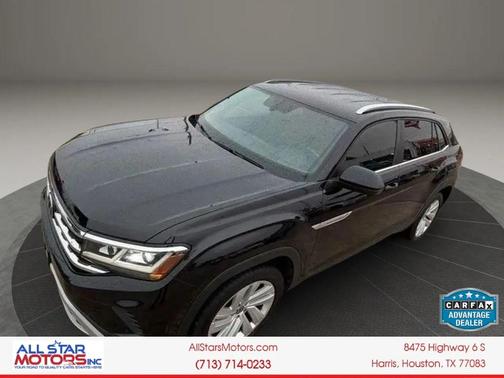 Deep Black Pearl 2020 Volkswagen Atlas Cross Sport 2.0T SE w/Technology