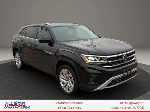 Deep Black Pearl 2020 Volkswagen Atlas Cross Sport 2.0T SE w/Technology