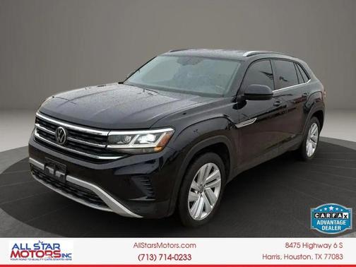 Deep Black Pearl 2020 Volkswagen Atlas Cross Sport 2.0T SE w/Technology