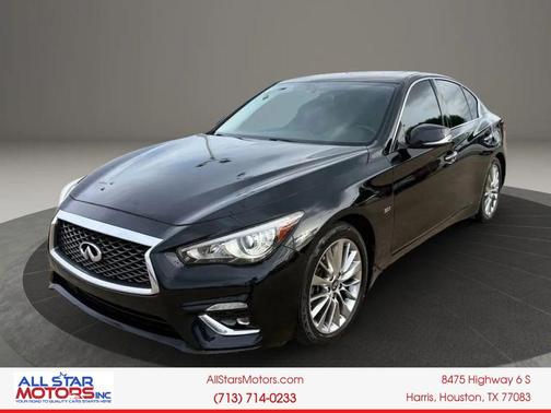 Black Obsidian 2019 INFINITI Q50 3.0t LUXE