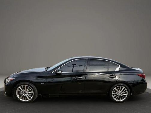 Black Obsidian 2019 INFINITI Q50 3.0t LUXE