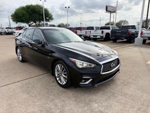 Black Obsidian 2019 INFINITI Q50 3.0t LUXE