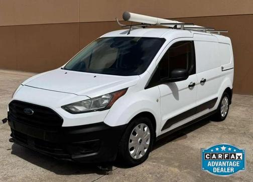 Frozen White 2020 Ford Transit Connect XL Cargo Van