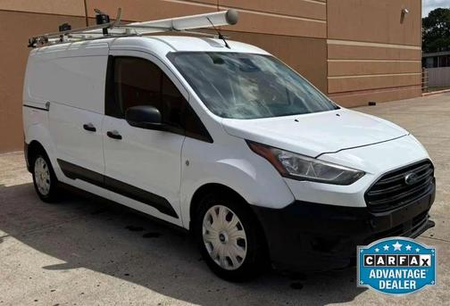 Frozen White 2020 Ford Transit Connect XL Cargo Van