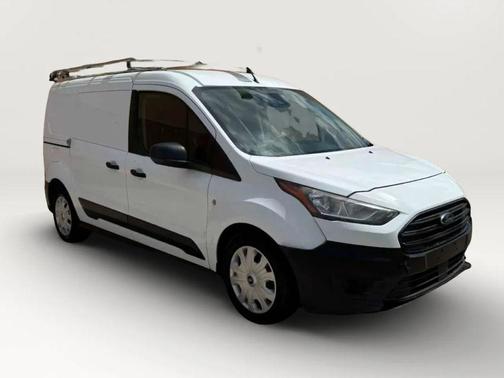 Frozen White 2020 Ford Transit Connect XL Cargo Van