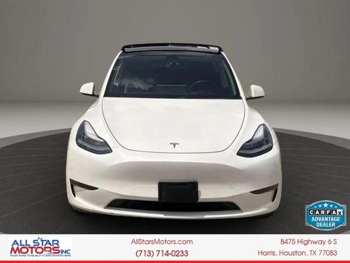 Pearl White Multi-Coat 2020 Tesla Model Y Long Range Dual Motor All-Wheel Drive