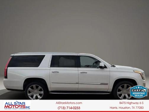 Crystal White Tricoat 2019 Cadillac Escalade ESV Sport