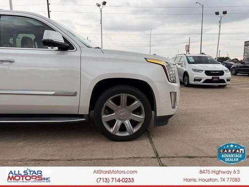 Crystal White Tricoat 2019 Cadillac Escalade ESV Sport