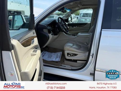 Crystal White Tricoat 2019 Cadillac Escalade ESV Sport