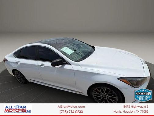 Casablanca White 2018 Genesis G80 3.3T Sport