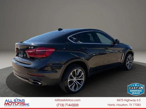 Black 2017 BMW X6 xDrive50i