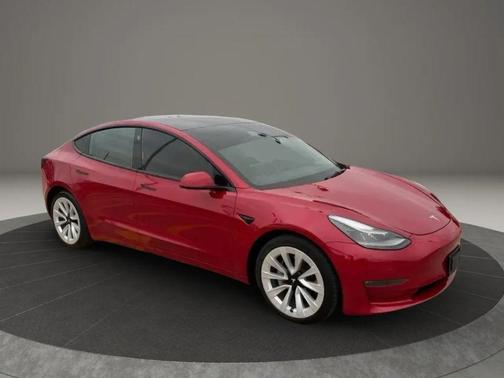 Red Multi-Coat 2022 Tesla Model 3 Long Range