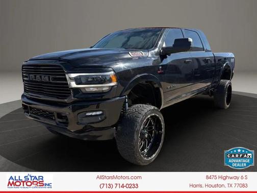 Diamond Black Crystal Pearlcoat 2022 RAM 2500 Laramie Mega Cab 4x4 6'4' Box