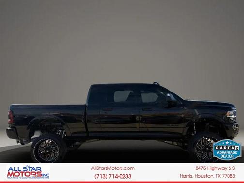 Diamond Black Crystal Pearlcoat 2022 RAM 2500 Laramie Mega Cab 4x4 6'4' Box